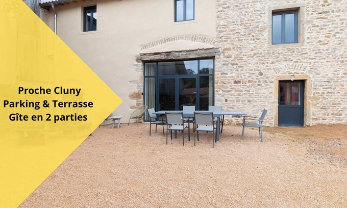 Jalogny Apartment | Cabana & Le Gîte de Jalogny - Proche Cluny