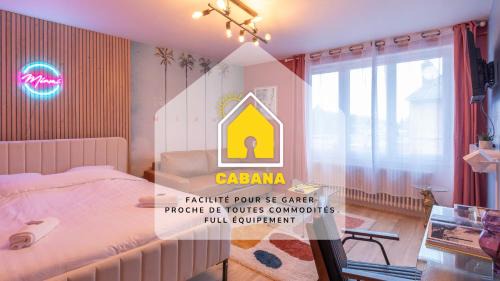 Flace Apartment | Cabana & Miami 70's - Proche Parking et Épicerie