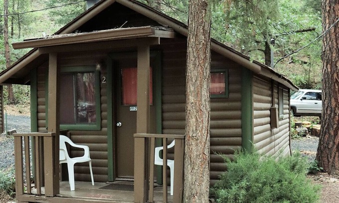 Christopher Creek Cabin | Cabin #2 - Studio with fireplace