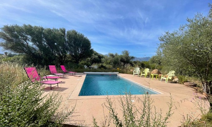 Calvi Apartment | Calenzana Cinque - Appt avec piscine partagée