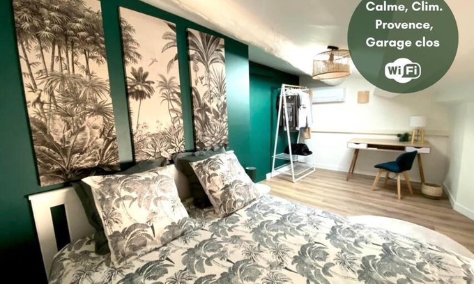 Vinon-sur-Verdon Apartment | Calme - Centre - WiFi - Clim - Verdon 300m - Parking