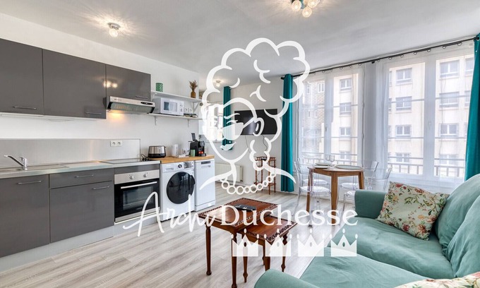 Quartier Vieux Marche-Cathedrale Apartment | Camille : Joli Appartement Centre Ville Rouen