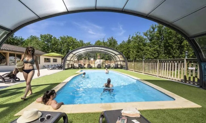Cenac-et-Saint-Julien House | Camping Romanée Le Lou Castel* - EXCLUSIVE mobile home - 3 bedrooms - 2 bathrooms for 6 people