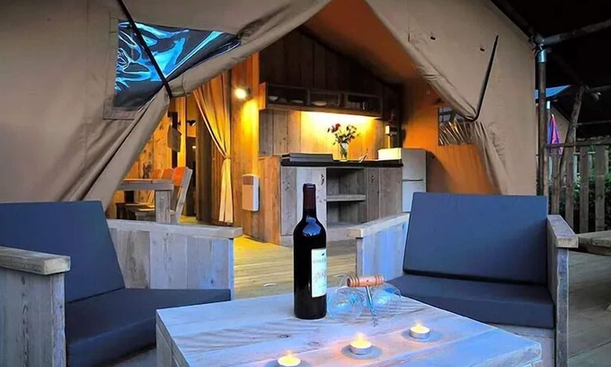 Cenac-et-Saint-Julien House | Camping Romanée Le Lou Castel* - COMFORT Lodge - 2 bedrooms for 5 people