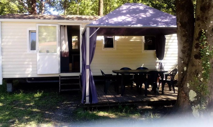 Saint-Jean-de-Valeriscle House | Camping L'Orée des Cévennes * - Mobil home Trigano 5 people