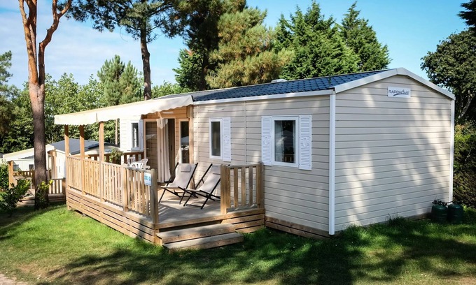 Aubazine House | Camping Le Coiroux* - 5-room mobile home for 8/10 people