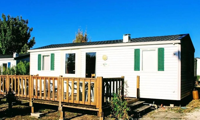 Verteillac House | Camping Le Pontis* - 4-room mobile home for 6 people