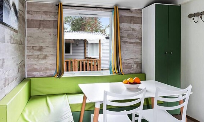 Saint-Cheron House | Camping Parc des Roches *** - Cozy Mobile Home 4 Rooms 6 People