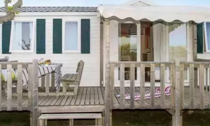 Saint-Cheron House | Camping Parc des Roches *** - Cozy 4-room mobile home for 6 people with air conditioning