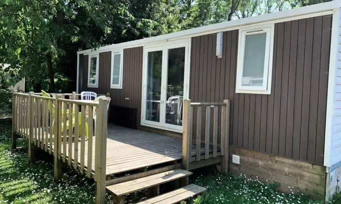 Saint-Leu-dEsserent House | Campsite Le Pré des Moines * - Mobile home CORIANDRE + 3 bedrooms 2 to 8 people - 2 pers. included in the tariff