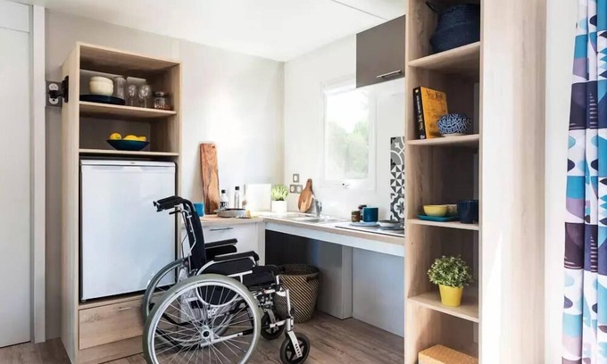 Oust House | Campsite Les 4 Saisons *** - MOBILE HOME COUSERANS PMR: with covered terrace 6 people. 6 persons