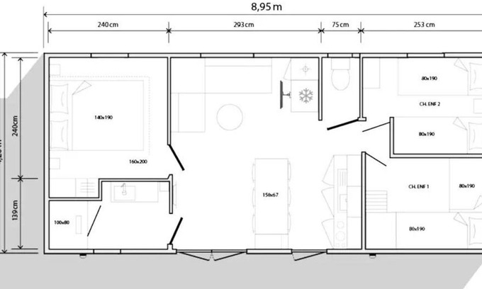 Graveson House | Campsite Les Micocouliers * - Mobil home confort plus 6 personnes