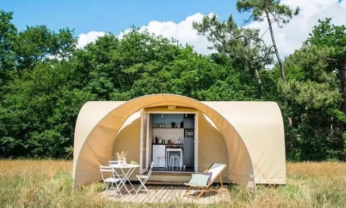 Mostuejouls House | Campsite Les Prades* - Coco Sweet 3 Rooms 4 People Without Sanitary