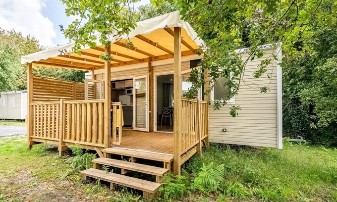 Parentis-en-Born House | Campsite maeva Club l'Arbre d'Or * - Mobile Home 3 Rooms 4 People Air Conditioned + TV