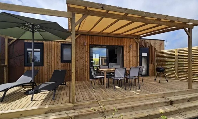 Caro House | Campsite maeva Respire Domaine de Kervallon * - Mobil-Home Elegance 4 Rooms 6 People Air-conditioned + TV