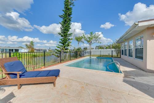 North Port House | Canal-Front Fishing and Pool North Port Home