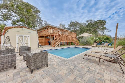 Butler Beach House | Canal-Front St Augustine Home with Dock and Pool!