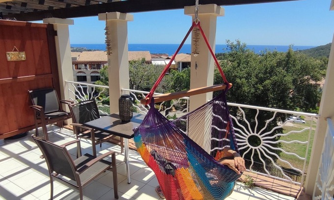 Cap Esterel Apartment | Cap Esterel-Au Petit Paradis-Appt Air-conditioned Sea and Esterel view-Terrace 16 m2