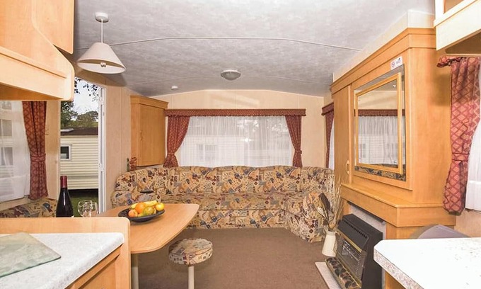 Sandown House | Caravan with one double and two twin.