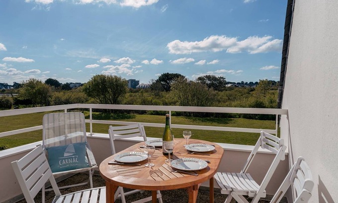 Carnac Apartment | Carnac - Superbe duplex 3 pièces avec piscine, Wifi et parking, à 1 km de la plage