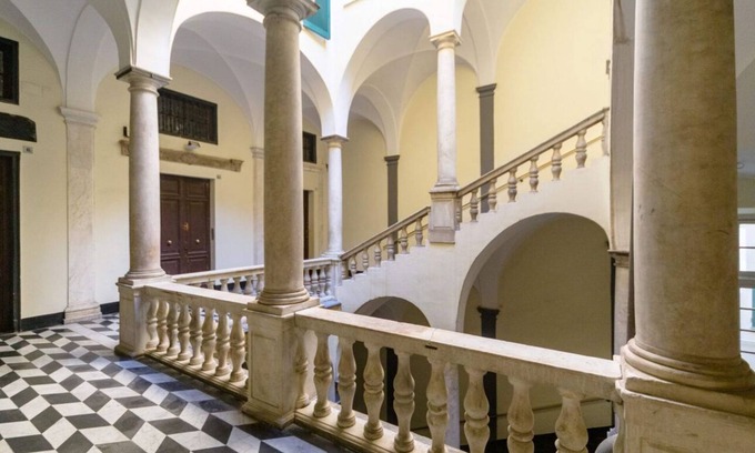 Genoa Historical Centre Apartment | Casa Acquario Vintage 2 rooms-AC-elevator-historical Palazzo