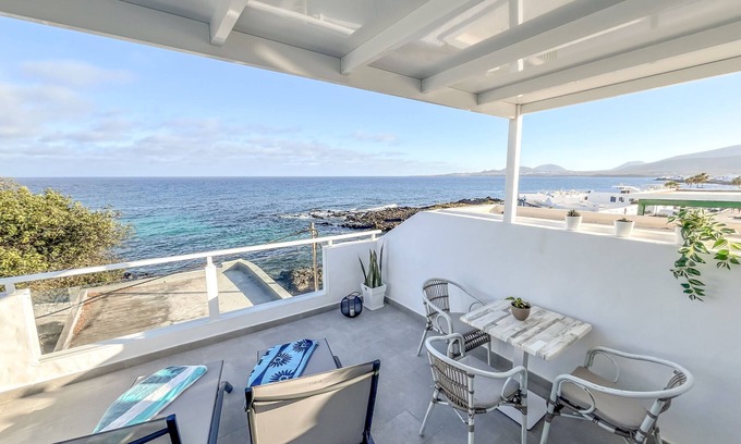 Punta Mujeres Apartment | Casa Burgao Studio with large seaview terrace