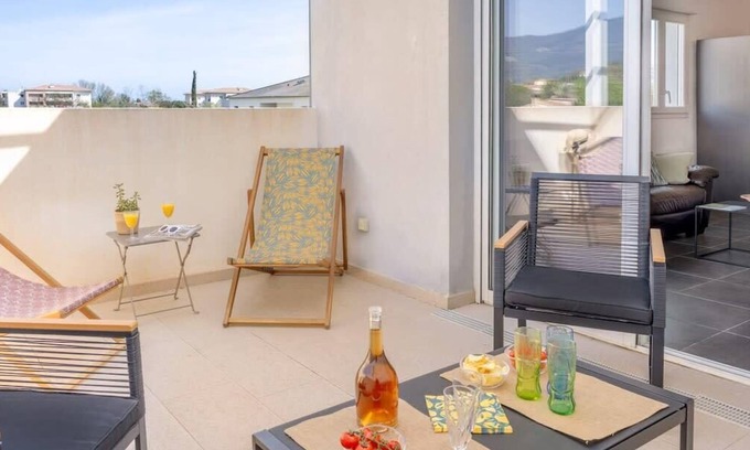 Moriani-Plage Apartment | Casa Verde