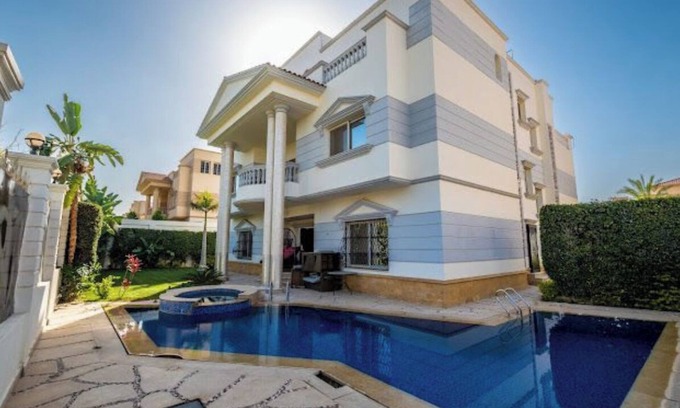 Sheikh Zayed City Other | Castle with 7 bedrooms&private pool&garden in Royal City Compound-Sheikh Zayed