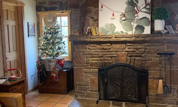 Edmond House | Celebrate the season in style at The Gate House — a cozy, beautifully curated retreat in Edmond, OK.