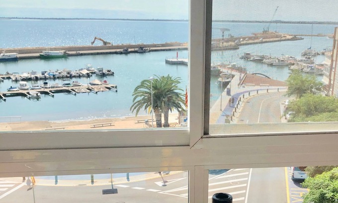 L'Ampolla Apartment | Central apartment, stunning sea and harbour views. 3 minutes to sandy beach