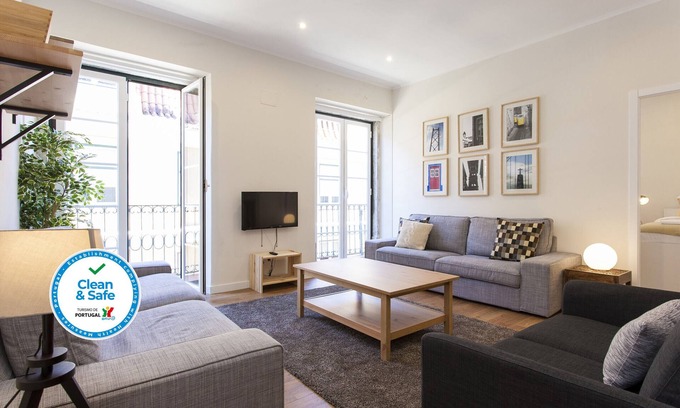 Baixa Apartment | Central Downtown 4D up to 17guests by Central Hill