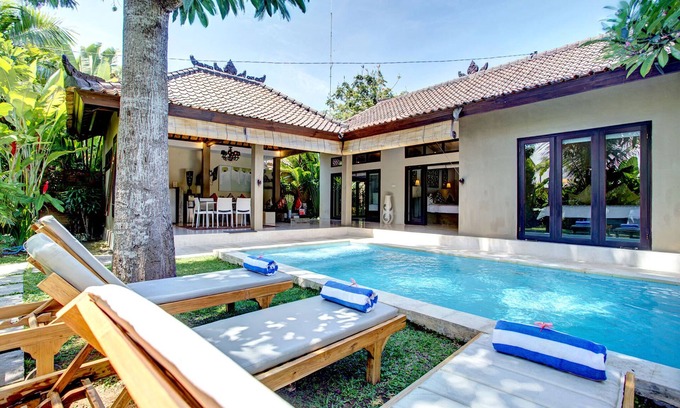 Sunset Road Villa | Central Seminyak, Peaceful contemporary 3 bedroom Villa