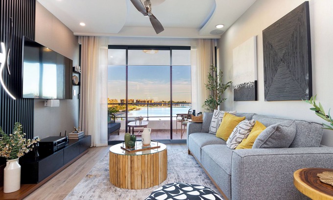 Punta Cana Condo | Centrally located Elegant, Modern Home Overlooking Crystal Lagoon