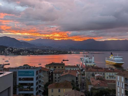 Ajaccio Apartment | Centre ville avec vue magnifique sur le golfe d'Ajaccio; parking privé.