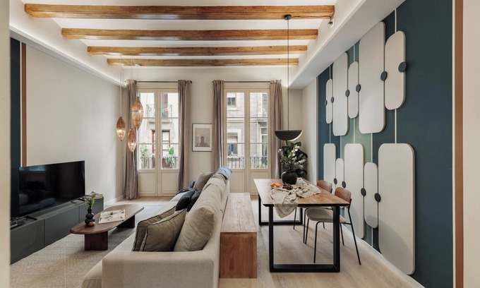 La Ribera Apartment | Cesme - 2 bedrooms and balcony in Sant Pere