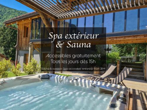 Le Petit-Bornand-les-Glieres Ski Chalet | CHALET 1703 - Refuge Alpin avec Spa & Sauna - l'esprit maison au Coeur des Alpes - Adults Only