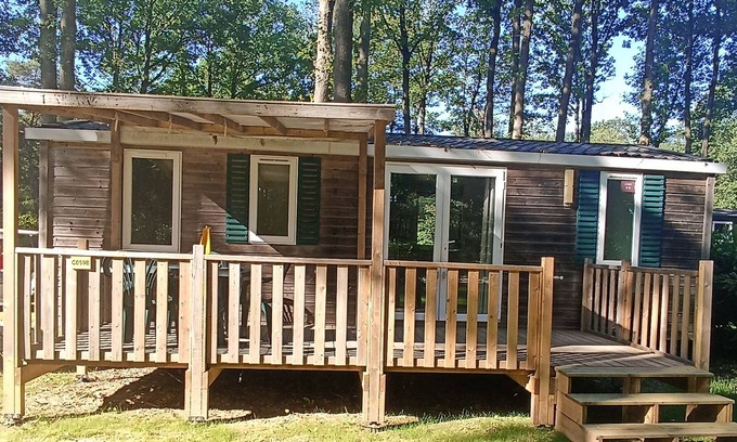 Saint-Cheron House | Chalet au Camping Tohapi, à 35 km de Paris Avec Piscine