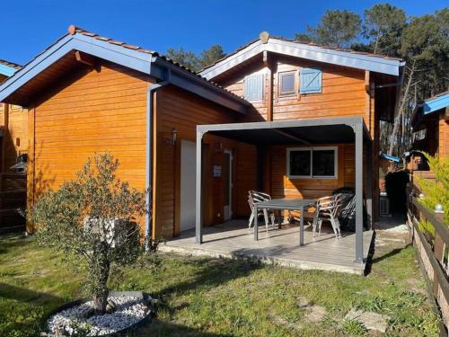 Bias Apartment | Chalet bois à Bias proche Mimizan