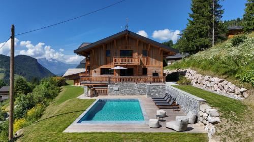 Les Gets Ski Chalet | Chalet Caly - 15pers - vue montagne