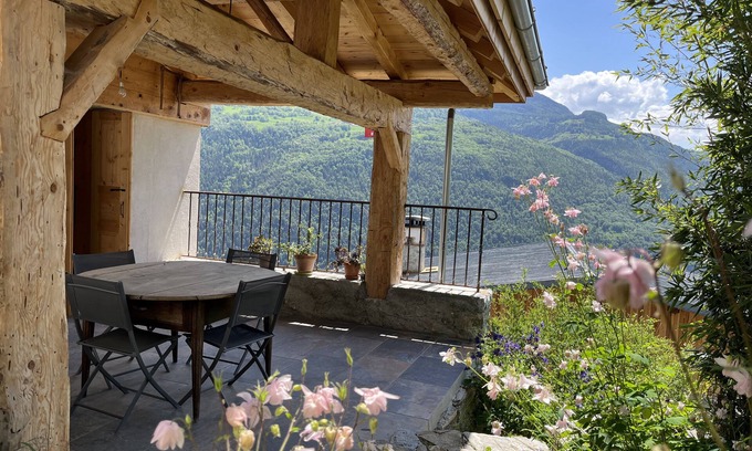 Aime Ski Chalet | Chalet Chez Maidzet, Versant du Soleil Face à La Plagne