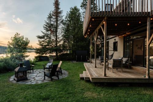 Eastman Ski Chalet | Chalet Chti - bord de l'eau mont Orford