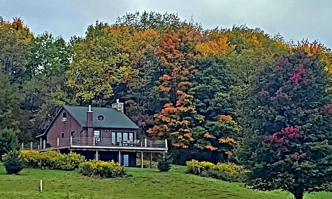 East Otto Ski Chalet | Chalet close to Ellicottville, NY with breathtaking views.