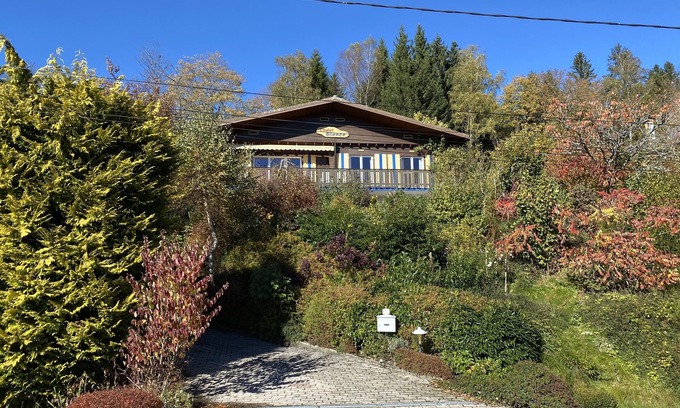 Gerardmer Ski Chalet | Chalet coteau des Xettes lake and slopes view with sauna