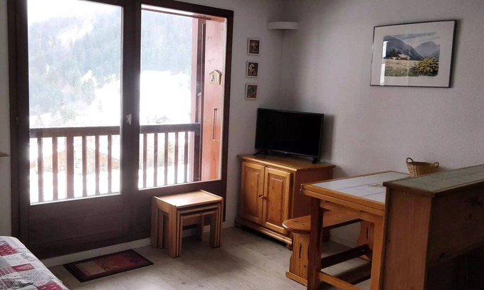 Beaufort Apartment | Chalet Du Planay - Charming studio cabin 4 people at the foot of the slopes