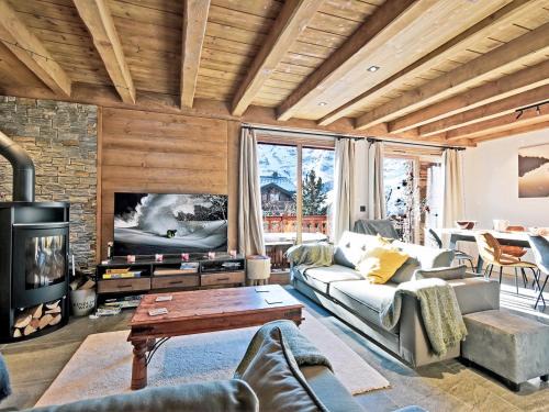 Les Menuires Ski Chalet | Chalet familial aux Menuires, sauna, parking, proche pistes de ski - FR-1-613B-12