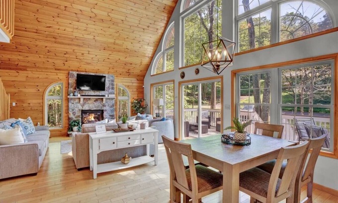 Locust Lake Village House | Chalet- Hot Tub - Fire Pit