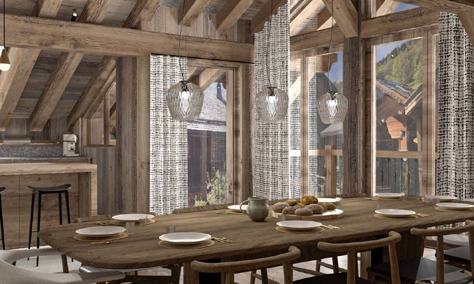 Le Raffort Ski Chalet | Chalet Méribel 12 pers with pool and sauna