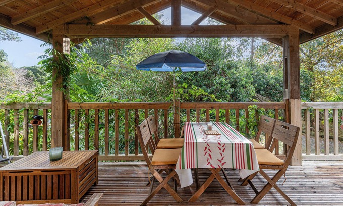 Labenne-Ocean House | Chalet Perché with Full Comfort in Labenne Océan – Unique Treehouse Stay for 4 Guests - Beach Nearby