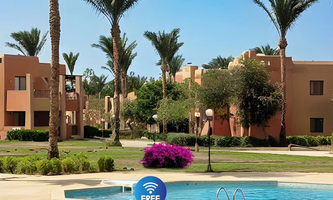 Makadi Bay Apartment | Chalet Stella Makadi Aquapark Private beach wifi