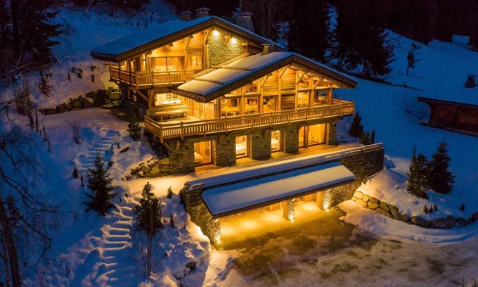 Combloux Ski Chalet | Chalet with panoramic view of Mont Blanc